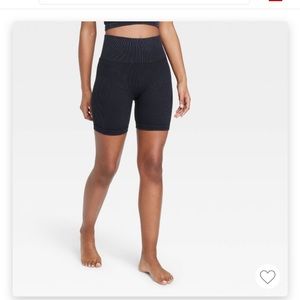 JoyLab High Rise Ribbed Bike Shorts